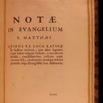 1688 Amelot BIBLE French New Testament Illustrated Holy Land Map Port Royal 3v