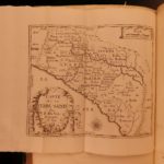 1688 Amelot BIBLE French New Testament Illustrated Holy Land Map Port Royal 3v