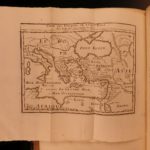1688 Amelot BIBLE French New Testament Illustrated Holy Land Map Port Royal 3v