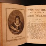 1791 Annibali Monastic Religious Orders Carmelite Dominican 42 Portraits 3v SET