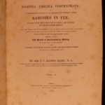 1844 Baronia Anglica Baronies of Nova Scotia Great Britain Feudal LAW Nobility