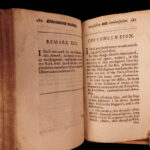 1677 SCIENCE 1st ed Hale Observations of Natural Motions Gravity Fluids Wine