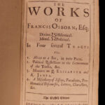 1682 Osborne on Misogyny Atheism Queen Elizabeth King James Ottoman Turks