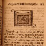 1677 SCIENCE 1st ed Hale Observations of Natural Motions Gravity Fluids Wine