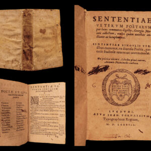 Sententiae. Georg major.