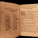 1583 Lutheran Protestant ReformationGeorge Major Latin Poetry Wittenberg German