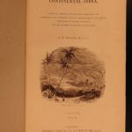 1840 1st ed Continental India British Missionary Massie Hindu Customs Idolatry