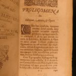1673 GREEK Hierocles of Alexandria Golden Verses Pythagoras Philosophy Fatalism