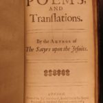 1682 John Oldham Satire Against Jesuits Popish Plot Poetry English Poems Juvenal