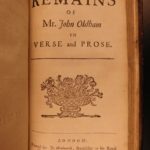 1682 John Oldham Satire Against Jesuits Popish Plot Poetry English Poems Juvenal