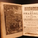 1666 PHARSALIA Lucan Julius Caesar Civil War Pompey Military Rome Supernatural