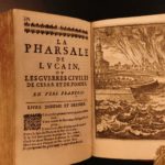 1666 PHARSALIA Lucan Julius Caesar Civil War Pompey Military Rome Supernatural