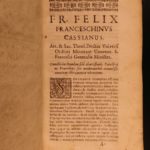 1676 Pope Urban VIII Constitution Catholic Church RULE Saint Francis Friars Minor