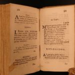 1737 1st ed Greek & Italian Aesop Fables Mythology CLASSIC Folklore Venice Ricci