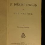 1890 1st ed In Darkest England William Booth Salvation Army Africa Humanitarian