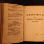1657 Welsh John Owen Epigrammata Epigrams Protestant Catholic Prohibited Index