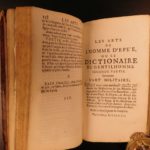 1680 Gentleman’s Dictionary Horse Riding Equestrian Navigation Military Guillet