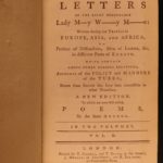 1784 Letters of Lady Wortley Montagu Turks Ottoman Empire Muslim Social Feminism