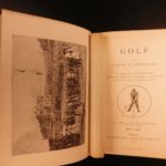 1890 GOLF by Hutchinson Illustrated Sports GOLFING Britain Badminton Library