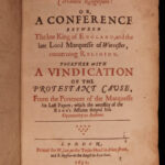 1651 English Civil War Charles I Certamen Religiosum Royalist Bayly Cartwright