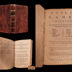 Hoyle’s Games Improved. Edmond Hoyle.