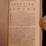 1778 Hoyle’s GAMES Cards Poker Gambling CHESS Tennis Archery Billiards Cricket