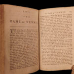 1778 Hoyle’s GAMES Cards Poker Gambling CHESS Tennis Archery Billiards Cricket
