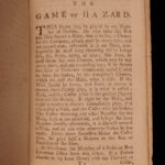 1778 Hoyle’s GAMES Cards Poker Gambling CHESS Tennis Archery Billiards Cricket