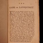 1778 Hoyle’s GAMES Cards Poker Gambling CHESS Tennis Archery Billiards Cricket