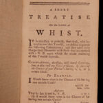 1778 Hoyle’s GAMES Cards Poker Gambling CHESS Tennis Archery Billiards Cricket