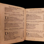 1568 RARE Lives of Catholic Popes Cardinals Girolamo Garimberto Italian Papacy