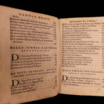 1568 RARE Lives of Catholic Popes Cardinals Girolamo Garimberto Italian Papacy