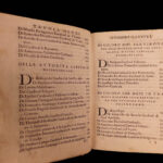 1568 RARE Lives of Catholic Popes Cardinals Girolamo Garimberto Italian Papacy