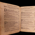 1568 RARE Lives of Catholic Popes Cardinals Girolamo Garimberto Italian Papacy