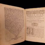 1568 RARE Lives of Catholic Popes Cardinals Girolamo Garimberto Italian Papacy