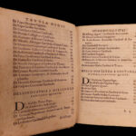 1568 RARE Lives of Catholic Popes Cardinals Girolamo Garimberto Italian Papacy