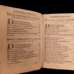 1568 RARE Lives of Catholic Popes Cardinals Girolamo Garimberto Italian Papacy