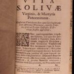 1729 Life of Saint Olivia Palermo Malatesta Arab Captive Mosque of Olive Tunisia