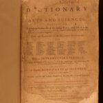 1756 Barrow Universal Dictionary Sciences Illustrated WEAPONS Guns Navigation