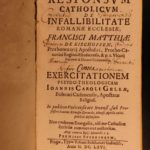 1666 Prague Kirchoffen on Papal Infallibility Catholic Heresy Baptism Rituals