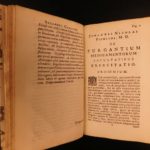 1702 1ed Pechlin Dutch Medicine & Smoking Tobacco Digestion Anatomy Illustrated