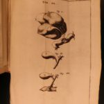 1702 1ed Pechlin Dutch Medicine & Smoking Tobacco Digestion Anatomy Illustrated
