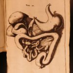 1702 1ed Pechlin Dutch Medicine & Smoking Tobacco Digestion Anatomy Illustrated