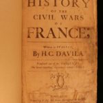 1678 French Civil Wars of Religion Davila English Henry II Italy Huguenot France