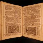 1706 HUGE FOLIO German Martin Luther BIBLE Biblia Illustrated Nuremberg Complete