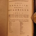 1778 Hoyle’s GAMES Cards Poker Gambling CHESS Tennis Archery Billiards Cricket