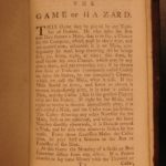 1778 Hoyle’s GAMES Cards Poker Gambling CHESS Tennis Archery Billiards Cricket