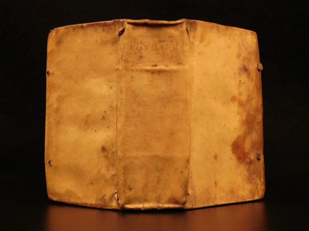 1624 pindar ancient greek victory odes olympic games mythology epinikion latin | <em>pindar was a 5<sup>th</sup>-century bc ancient greek poet who is remembered for his poetic odes. These odes were written in honor of victors and champions of athletic games and contests. He grouped these odes into four distinct groups of games – olympian, pythian, nemean, and isthmian games.   these odes praised foot-races, chariot-races, wrestling matches, horse-races, and even flute-playing. Each of these odes begins with some sort of homage to a greek god or muse and then aligns the athletic champion with a mythological god or hero – quite the praise! </em> <em> </em> <em>this early 17<sup>th</sup>-century printing was published in ebroduni, or yverdon, switzerland, and was edited by henri estienne. </em>