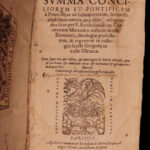 1560 Summa Conciliorum Bartholomew Carranza Dominican Monastics Catholic Papacy