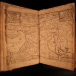 1736 Basel Switzerland German BIBLE Martin Luther Illustrated MAPS Thurneysen